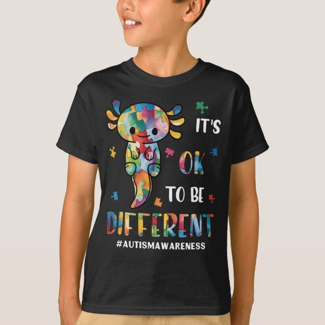 t's Ok to be Different Shirt | Kindness Shirt  (Front)