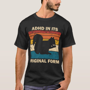ts Original Form Funny Squirrel Retro T-Shirt