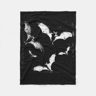 Ts Vampire Horror Spooky Art Halloween Goth Alt Ae Fleece Blanket
