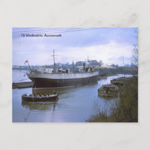 TS Vindicatrix, Avonmouth Postcard