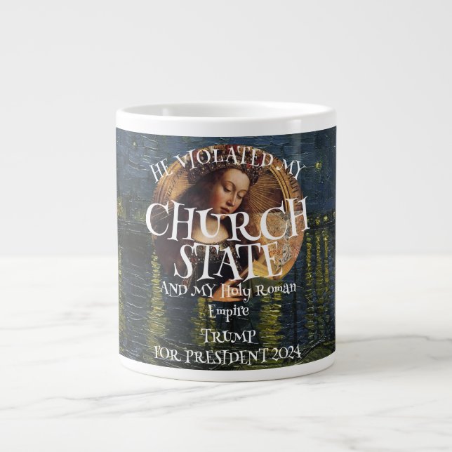 TSA DOJ FV COFFEE MUG VD STD TRUMP TRUMPS REPUBLIC (Front)