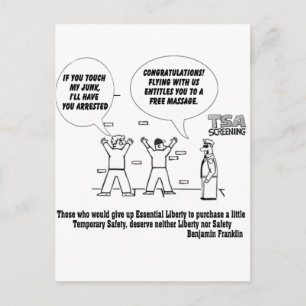 TSA Screening Postcard