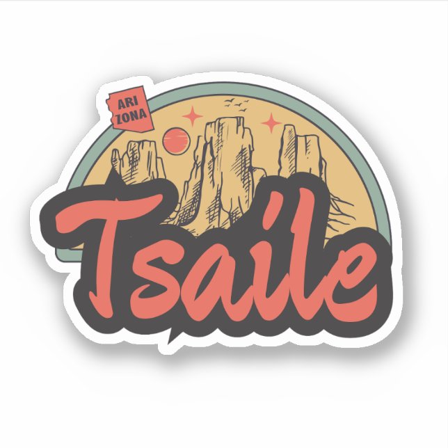 Tsaile, Arizona  Sticker (Front)