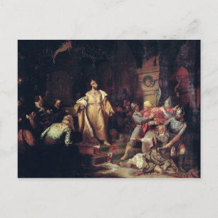 Tsar Ivan III Tearing the Deed of Tatar Khan Postcard
