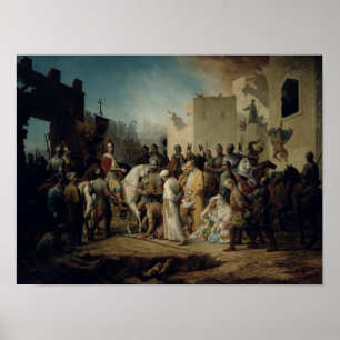 Tsar Ivan IV conquering Kazan in 1552, 1894 Poster