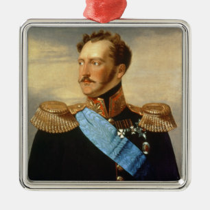Tsar Nicholas I Metal Tree Decoration