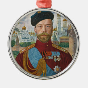 Tsar Nicholas II Metal Tree Decoration