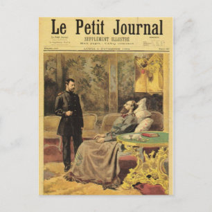 Tsar Nicolas & father 1894 Romanov Russia #116 Postcard