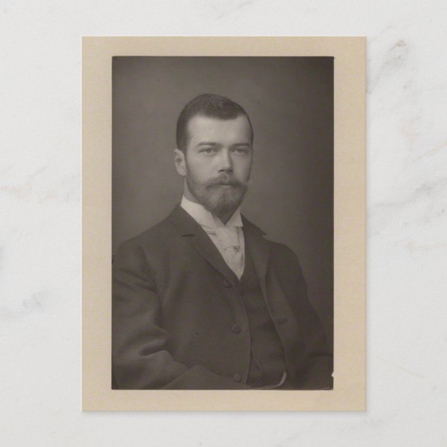 TSAR NICOLAS II Romanov of Russia #298 Postcard (Front)