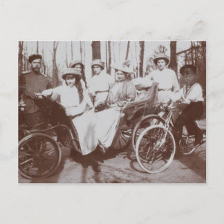 Tsar Nicolas of Russia, the royal family Romanov Postcard