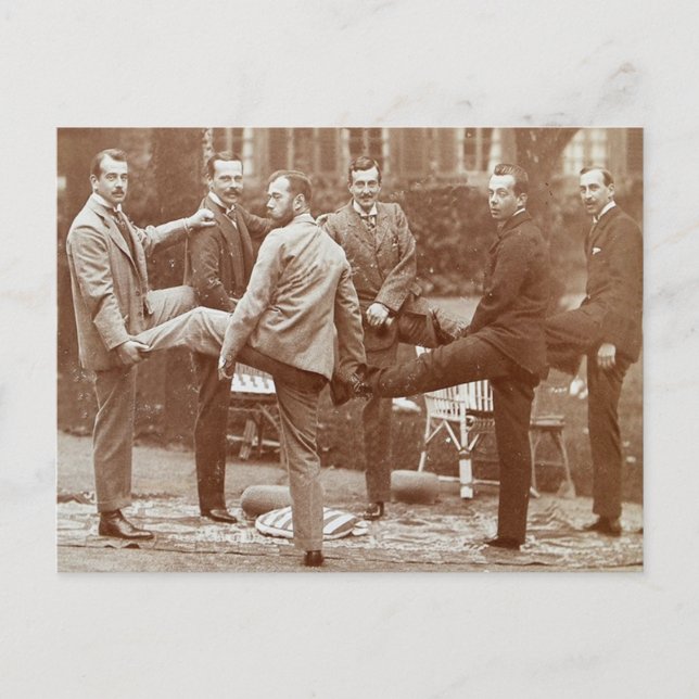 Tsar & Tsarina of Russia & Hesse relatives 1899 #2 Postcard (Front)