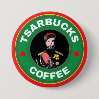 Tsarbucks Coffee 7.5 Cm Round Badge