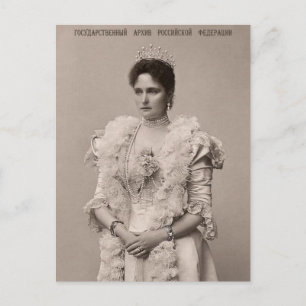 Tsarina Alexandra, empress of Russia Postcard