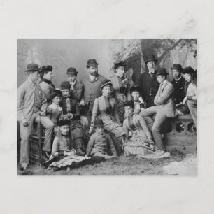 Tsarina Alexandra family Hesse Britain Russia 1882 Postcard