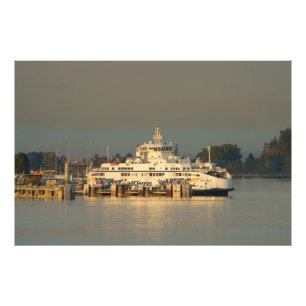 Tsawwassen Ferry At Dusk Photo Print