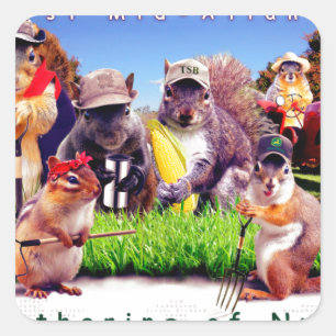 TSB Poster Square Sticker