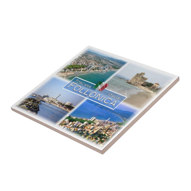 TSC006 FOLLONICA - Mosaic, Tuscany  Italy, Tile (Side)