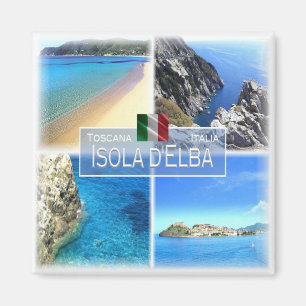 TSC017 ELBA, Mosaic, Tuscany, Fridge Magnet