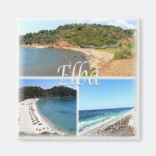TSC022 ELBA  ISLAND, Mosaic, Tuscany,  Fridge  Magnet