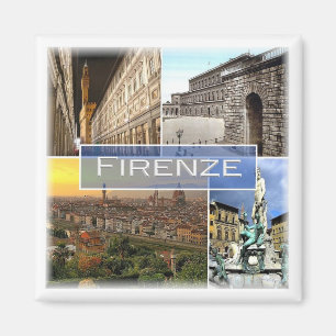 TSC029 FLORENCE - Mosaic - Tuscany - Fridge Magnet