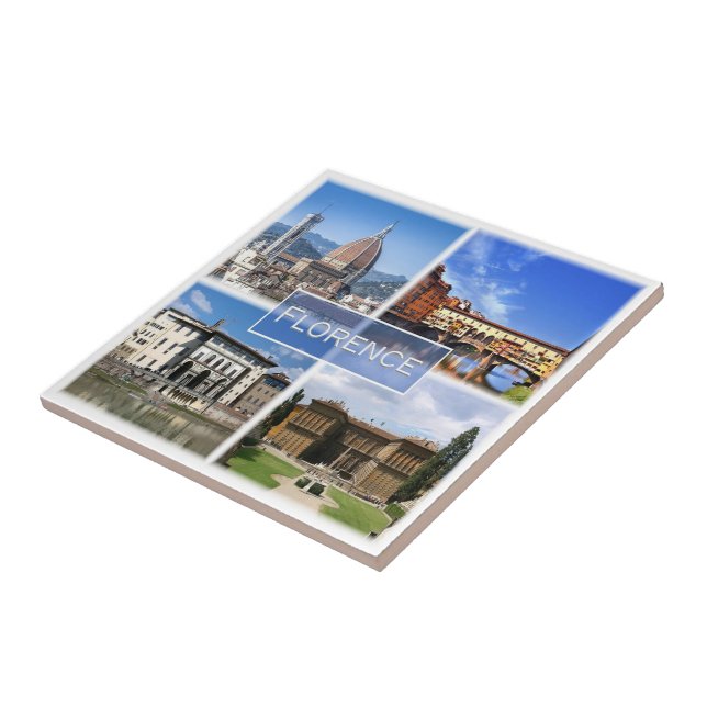 TSC031 FLORENCE, Mosaic, Tuscany, Tile (Side)