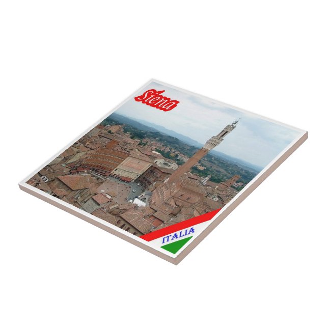 TSC040 SIENA, Aerial View, Tuscany, Tile (Side)