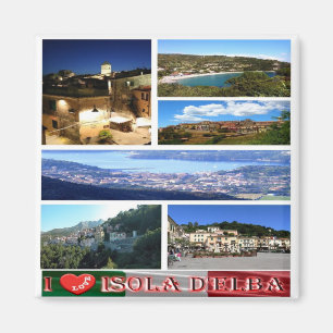 TSC065 ELBA ISLAND I Love, Tuscany, Fridge Magnet