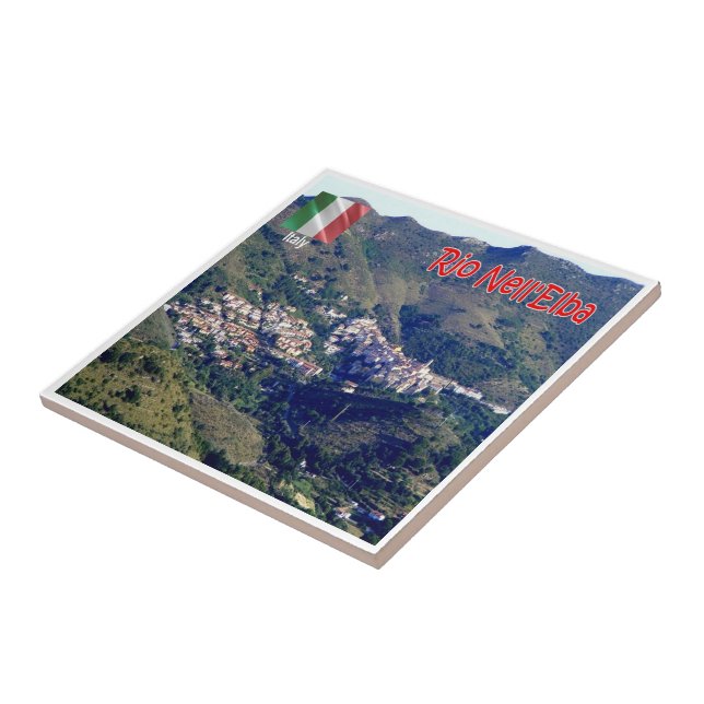 TSC070 RIO NELL'ELBA, ELBA Island Tuscany  Tile (Side)