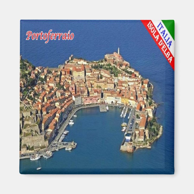 TSC076 PORTOFERRAIO ELBA Island, Tuscany, Fridge Magnet (Front)