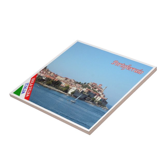 TSC077 PORTOFERRAIO ELBA Island, Tuscany, Tile (Side)