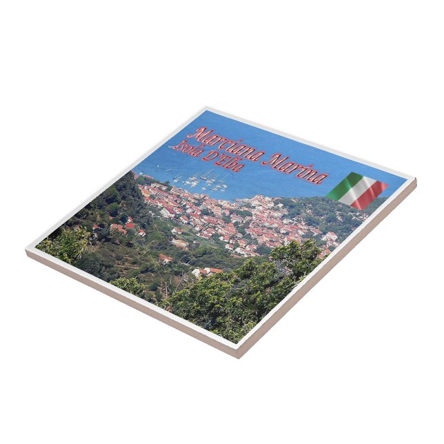 TSC081 MARCIANA MARINA, ELBA Island, Tile (Side)