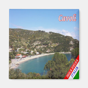 TSC083 CAVOLI, ELBA Island, Tuscany, Fridge Magnet