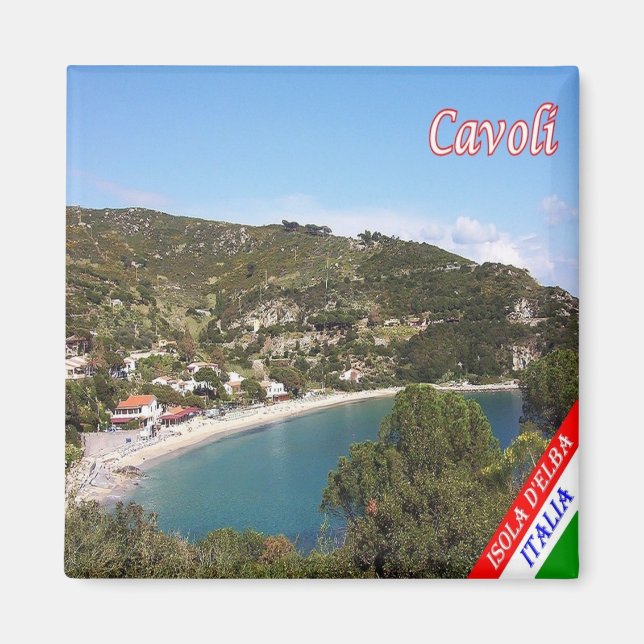 TSC083 CAVOLI, ELBA Island, Tuscany, Fridge Magnet (Front)