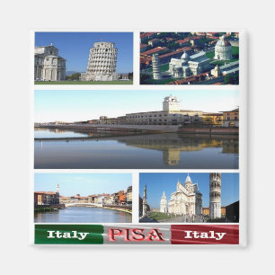 TSC095 PISA, Mosaic, Tuscany, Fridge Magnet