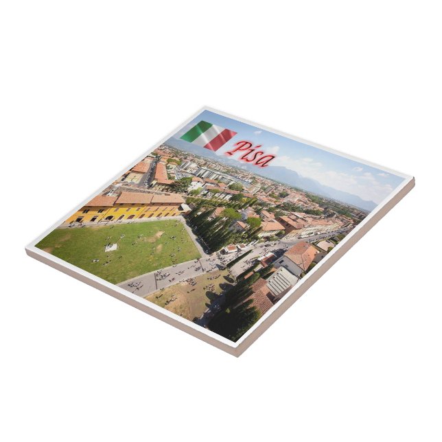TSC097 PISA, Panorama, Tuscany, Tile (Side)
