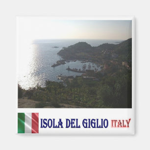 TSC119 GIGLIO ISLAND, Port, Tuscany, Fridge Magnet