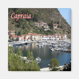 TSC126 CAPRAIA, Little Port,Tuscany, Italy, Fridge Magnet