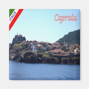 TSC130 CAPRAIA, Panorama, Tuscany, Italy, Fridge Magnet