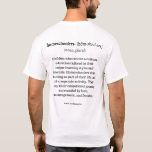 TSCHAA Homeschool Definition T-shirt