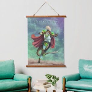 TSDS: Justin Arisdale Cover Art Solo Earth   Hanging Tapestry