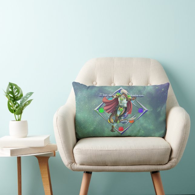 TSDS: Justin Arisdale Cover Art Solo Earth     Lumbar Cushion (Chair)