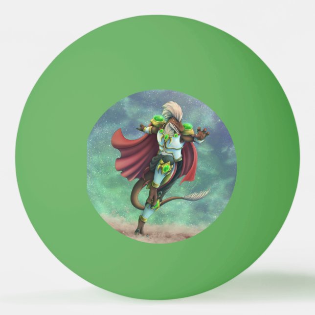 TSDS: Justin Arisdale Cover Art Solo Earth    Ping Pong Ball (Front)