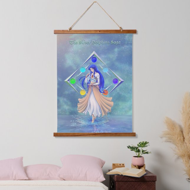 TSDS: Miral Akemi Cover Art Solo Water   Hanging Tapestry (Bedroom)