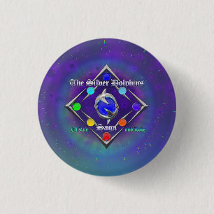 TSDS: Of life and Love Logo Blue and Green   3 Cm Round Badge