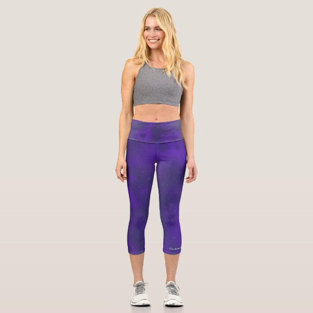 TSDS: Queen Irana Delphi Book Cover Art Capri Leggings (Front)
