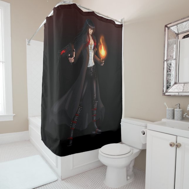TSDS: Seth, God of Chaos Shower Curtain (In Situ)