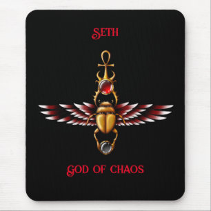 TSDS: Seth's Scarab Coat Graphic  Mouse Mat