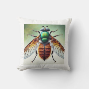 Tsetse Fly 130724IREF112 - Watercolor Cushion