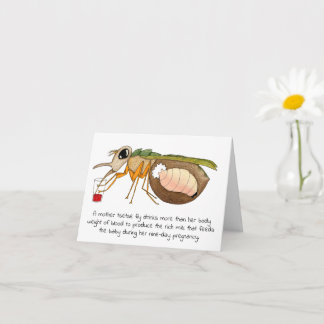 Tsetse Fly Mother's Day Card