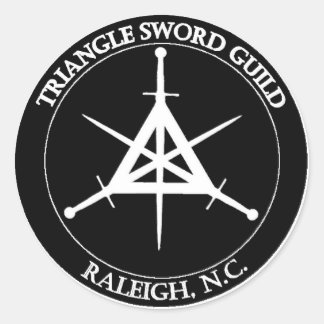 TSG Seal Sticker, large (white on black)